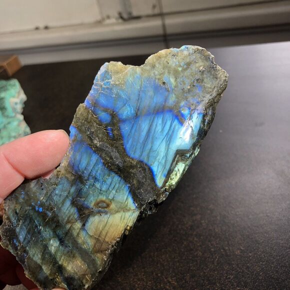 Amazonite, Labradorite, & Aragonite Crystal Stone Set Grounding, Peace, Healing - Picture 10 of 11